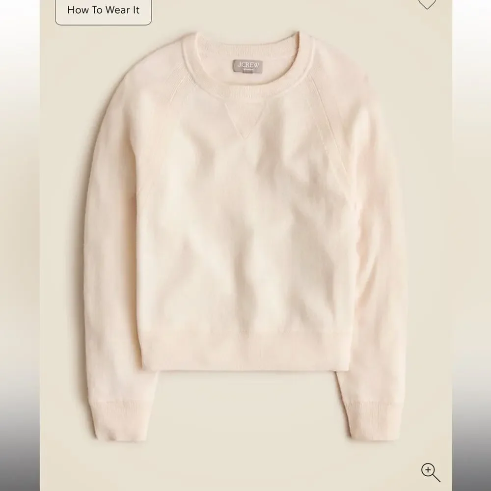 J.Crew Cashmere crewneck sweatshirt